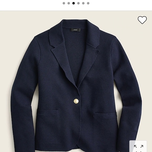 NWT Camille shrunken sweater-blazer - heather sand - Picture 1 of 4